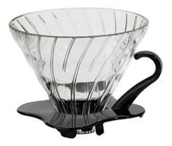 Coador de Café Hario V60 Porta Filtro De Vidro (1-4 Doses)