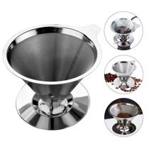 Coador De Café Inox Pour Over Tamanho 101 Não Precisa Filtro