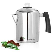 Coador de café Mixpresso em aço inoxidável 1,1 L 5-8 xícaras Coador de café Mixpresso em aço inoxidável 1,1 L 5-8 xícaras