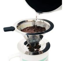 Coador De Café Pour Over Aço Inox - Não Precisa De Filtro