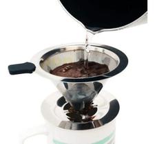 Coador De Café Pour Over Aço Inox - Não Precisa De Filtro