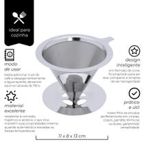 Coador de Café Reutilizável Expresso Pereira Da Aço Inox Premium Coador de Café Reutilizável Expresso Pereira Da Aço Inox Premium