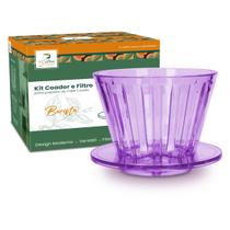 Coador De Café V01 Médio V60 Premium Durável Fácil De Lavar Icoffee Coador De Café V01 Médio V60 Premium Durável Fácil De Lavar Icoffee