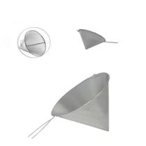 Coador De Óleo Cone Peneira Ultrafina Metal Farinaceos N16 Coador De Óleo Cone Peneira Ultrafina Metal Farinaceos N16