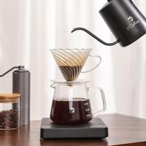 Coador e Jarra De Vidro Borossilicato Passador de Café V60 500ml Kit Preparo para Café