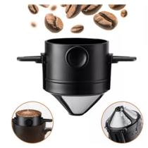 Coador Filtro Café Inox Permanente Portátil S/papel Eco Chá Reutilizável