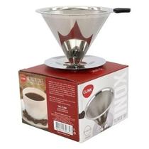 Coador Filtro Café permanente em aço inox s/ papel 103