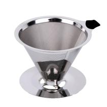 Coador Filtro D Café Inox Pour Over Permanente 101 Sem Papel