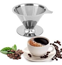 Coador Filtro De Café Aço Inox Sem Uso De Papel 103 - Coffee Funnel