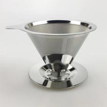 Coador Filtro De Café Pour Over Em Aço Inox Tam. 103