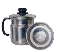 Coador Filtro De Óleo De Cozinha 1,2l Alumínio - 1 unidade Coador Filtro De Óleo De Cozinha 1,2l Alumínio - 1 unidade