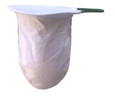 Coador Filtro de Pano Para Café -Malha Dupla 100 Algodão Tam. GG -Diâmetro 17,5 cm x 24,5 cm