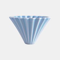 Coador Filtro De Suporte Cafe Cerâmica Reutilizável Azul Coador Filtro De Suporte Cafe Cerâmica Reutilizável Azul