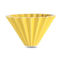 Coador Filtro De Suporte Cafe Cerâmica Tipo Hario Amarelo Coador Filtro De Suporte Cafe Cerâmica Tipo Hario Amarelo