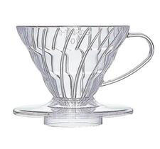 Coador Hario V60 Acrílico Transparente Tamanho 01 Coador Hario V60 Acrílico Transparente Tamanho 01