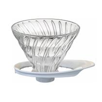 Coador Hario V60 Vidro Branco Tamanho 02