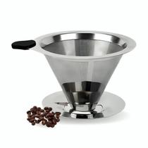 Coador Inox Café Permanente Reutilizável Aço
