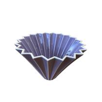 Coador Origami Porcelana Roxo Tamanho 02
