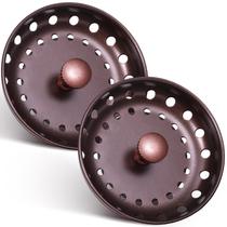 Coador para pia de cozinha Retisee 3,5" em aço inoxidável, 2 peças Coador para pia de cozinha Retisee 3,5" em aço inoxidável, 2 peças