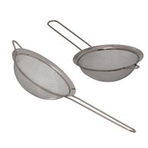 Coador Peneira Redonda 10cm Utensílio de Cozinha Aço Inox