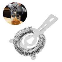 Coador Strainer De Gelo Bartender Profissional 2 Apoios Aço Inox Bebidas Drink - A Colorida