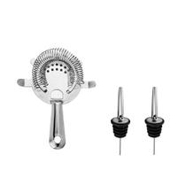 Coador Strainer Inox 4 Apoios Bico Dosador Bartender Drinks