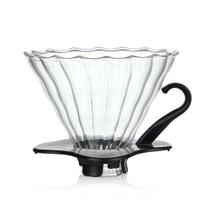 Coador Suporte P/ Filtro De Café Tipo Hario V60-01 Vidro Coador Suporte P/ Filtro De Café Tipo Hario V60-01 Vidro
