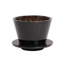 Coador Timemore Crystal Eye B75 Ambar Acrílico Preto Tamanho 01