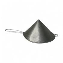 Coador Tipo Funil Galvanizado 20x12cm Para Leite, Chá e Óleo