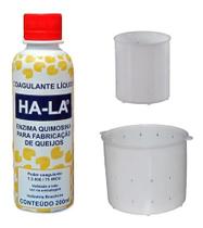 Coalho Ha-la 200ml + 1 Forma De 500g + 1 Forma De 1kg