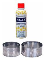 Coalho Hala 200ml com 2 Formas Inox 500g a 1kg e 1kg a 1,5kg Zatti Coalho Hala 200ml com 2 Formas Inox 500g a 1kg e 1kg a 1,5kg Zatti
