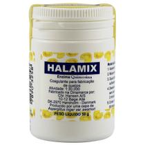 Coalho Halamix pó 50g fabricação de queijos caixa com 10