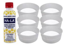 Coalho Líquido Ha-La 200Ml + 6 Formas Queijo Canastra 1Kg