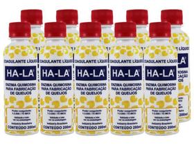 Coalho Líquido Ha-La 200Ml Coagulante Queijos (10 Unidades)