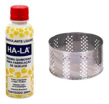 Coalho Líquido Ha-La 200Ml + Forma Redonda Inox Vazada 500G Coalho Líquido Ha-La 200Ml + Forma Redonda Inox Vazada 500G