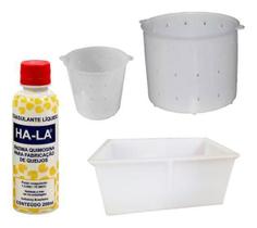 Coalho Líquido Hala + 3 Formas Queijos Formatos Variados Coalho Líquido Hala + 3 Formas Queijos Formatos Variados