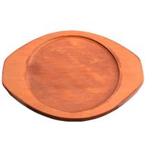 Coasters FELTECHELECTR Taça de cozinha de madeira Coaster Wood