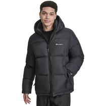 Coat Champion, acolchoado masculino pesado com capuz ajustável