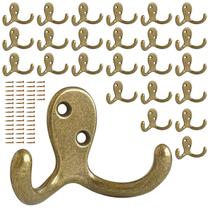 Coat Hooks CBWLWJ, montados na parede, com pino duplo pesado (pacote com 25) Coat Hooks CBWLWJ, montados na parede, com pino duplo pesado (pacote com 25)