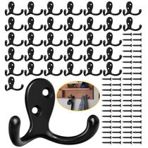 Coat Hooks Homanu, pacote com 34 pinos pesados, montados na parede Coat Hooks Homanu, pacote com 34 pinos pesados, montados na parede