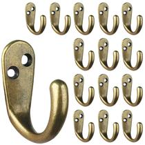 Coat Hooks iBosins, pino único montado na parede, 15 unidades com parafusos Coat Hooks iBosins, pino único montado na parede, 15 unidades com parafusos