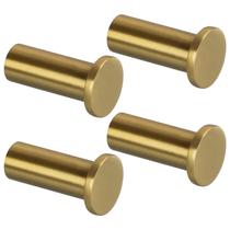 Coat Hooks SAYAYO Gold, gancho de toalha montado na parede, 4 pacotes