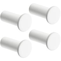 Coat Hooks SAYAYO Wall Mount, aço inoxidável branco fosco, 4 unidades Coat Hooks SAYAYO Wall Mount, aço inoxidável branco fosco, 4 unidades