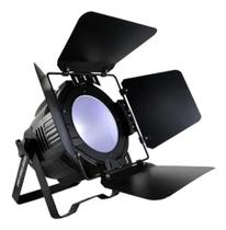 Cob 200w Branco Quente E Frio Dmx Com Bandoor Refleotor Par