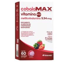 Cobalamax Vitamina B12 Frutas Vermelhas 60 Comp - Herbamed
