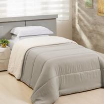 Coberdrom 1 Peça Solteiro Percal 200 Fios Com Sherpa Flupy 100% Poliéster - Avela Coberdrom 1 Peça Solteiro Percal 200 Fios Com Sherpa Flupy 100% Poliéster - Avela