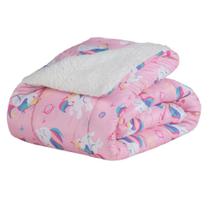 Coberdrom Alegria Edredom Pele Carneiro Solteiro Infantil 01
