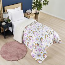 Coberdrom Cama Solteiro Cobertor Estampados Infantil Menino Menina