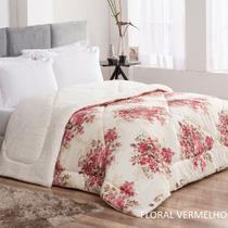 Coberdrom Casal Cama King Winter Dupla Face Estampado Com Sherpa 01 Peça Coberdrom Casal Cama King Winter Dupla Face Estampado Com Sherpa 01 Peça
