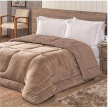 Coberdrom Casal Dupla Face com Manta e Pele de Carneiro (Sherpa) 2,20m x 2,40m